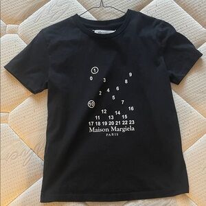 Maison Martin Margiela Black Graphic Tee